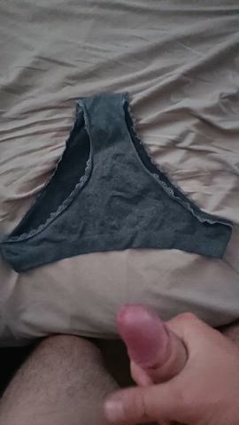 cumshot real couple underwear real-couples undies gif