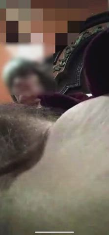 Laid Back, Legs Spread. Hairy, Puffy Bush on Display for your eyes Pt. 3