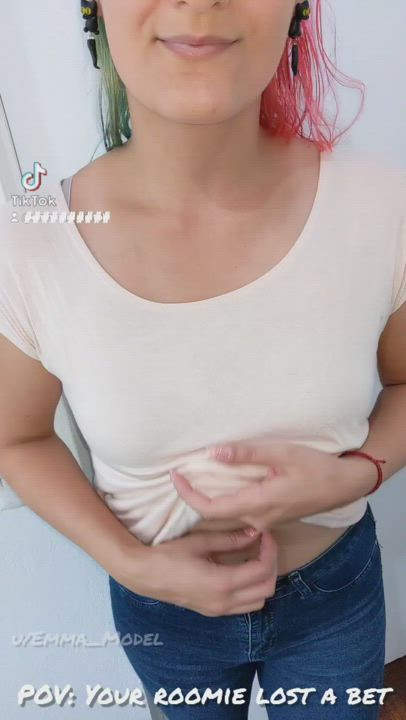 POV:Your roomie lost a bet