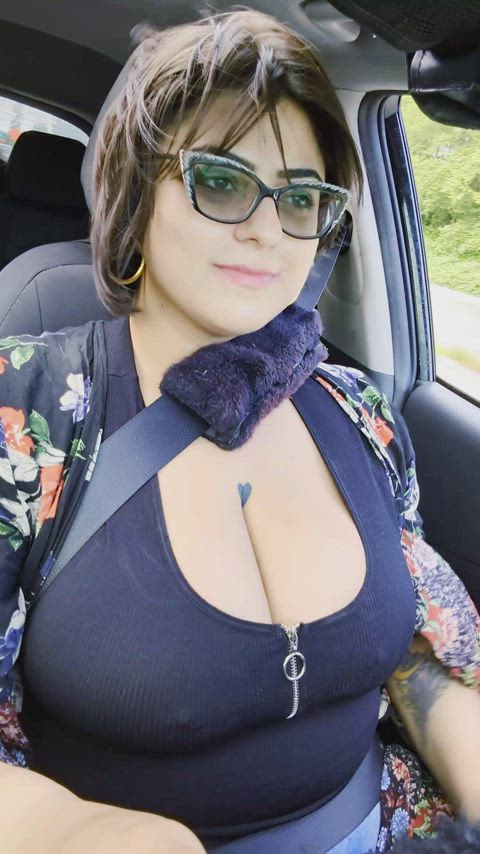 Making the drive home a little more interesting... [OC][GIF]