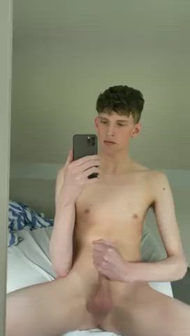 barely legal cumshot gay masturbating solo gif