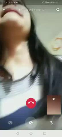 boobs desi girlfriend natural tits nipples gif