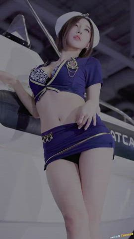 Asian Boat Cute Korean Model gif
