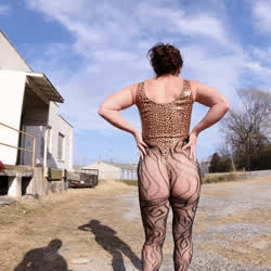 Amateur Ass Big Ass Bikini Bodysuit Booty Brunette Curvy Exhibitionism Exhibitionist