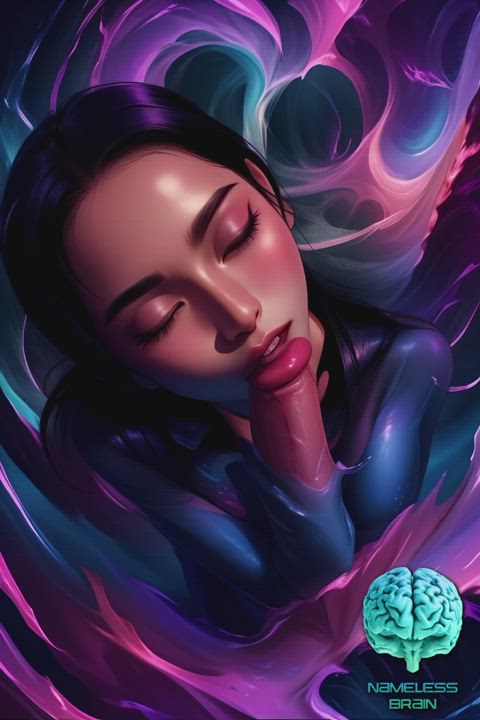 ai upscaled animation anime blowjob hentai animated-sex gif