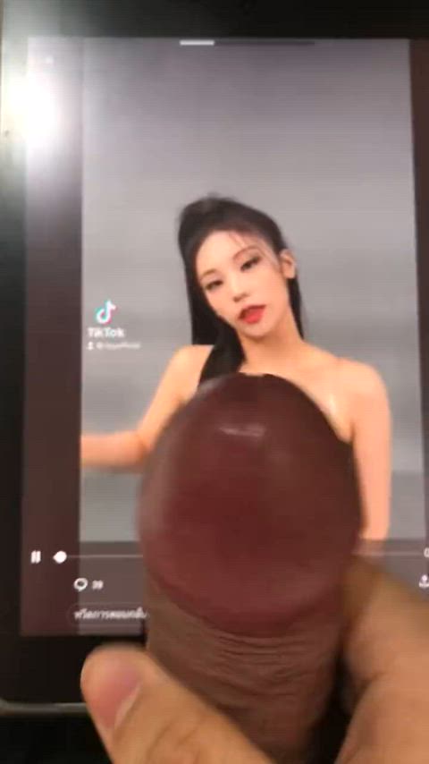 boobs cum cumshot korean gif
