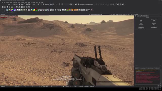 Deformation of the landscape from explosions