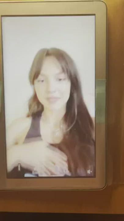 Celebrity Cum Cumshot Tribbing Tribute gif