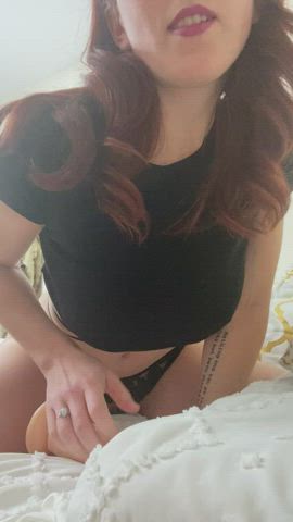 Braless Titty Drop Titty Fuck gif