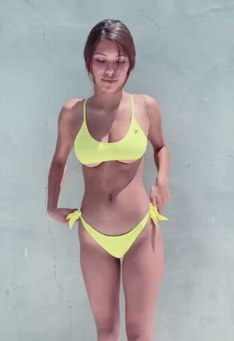 bikini gooning latina teen gif
