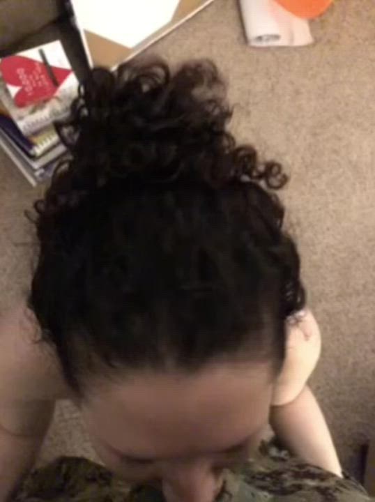 Blowjob Cuckold Wife gif