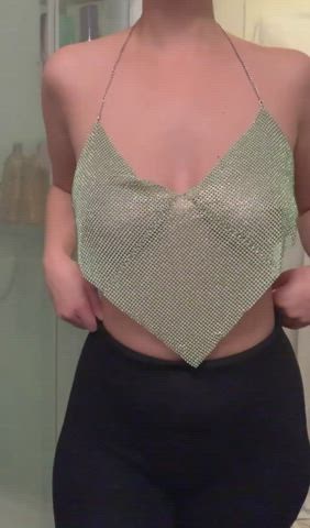 amateur big tits dress gif