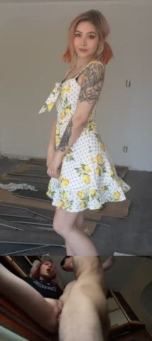 [Kik SimpinAintEazy] top: my girlfriend teasing me in our new house. Bottom: what
