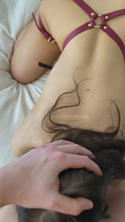 Love [f]eeling a huge dick down [m]y throat