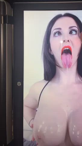 babecock big dick big tits cumshot tribute gif