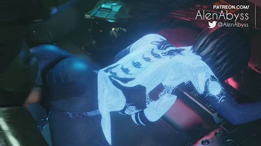 Cortana fucked by Master Chief (AlenAbyss) [Halo]