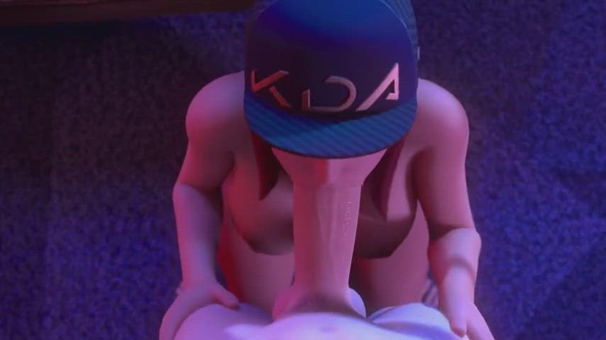 big tits blowjob cock hentai sfm gif