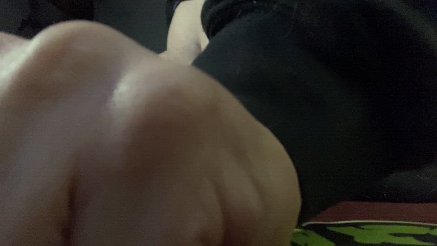 chubby masturbating belly gif