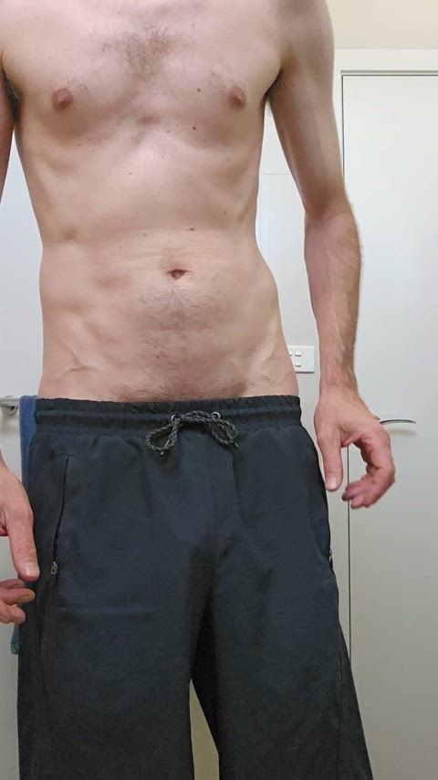 Losing the clothes after a long day at work 😉