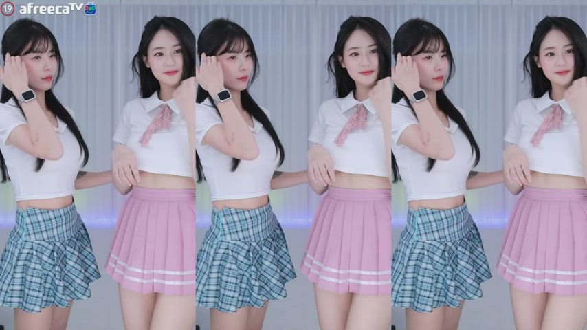 asian dancing girls korean gif
