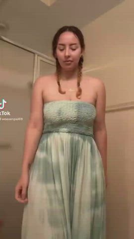 Dress TikTok White Girl gif