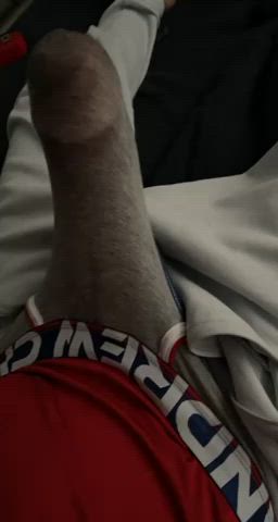 Bulging and throbbing. Would the jockstrap rip apart? Check out my profile for more
