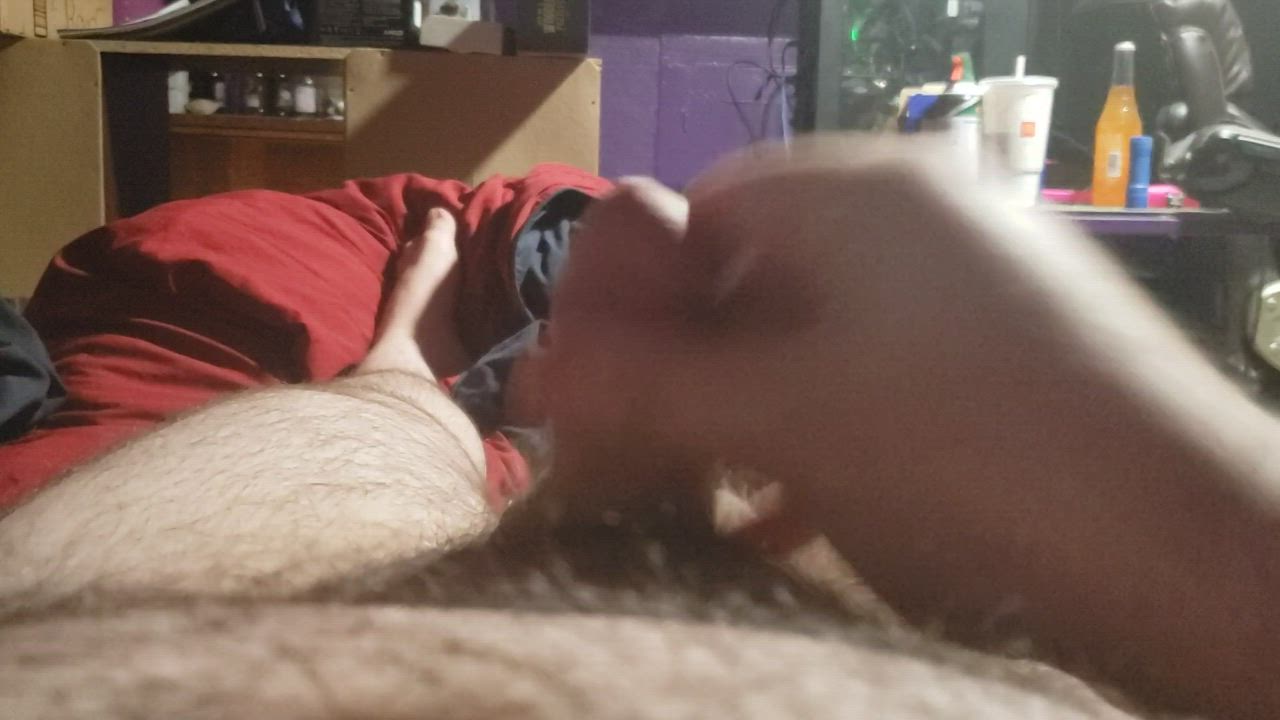 A small river of cum