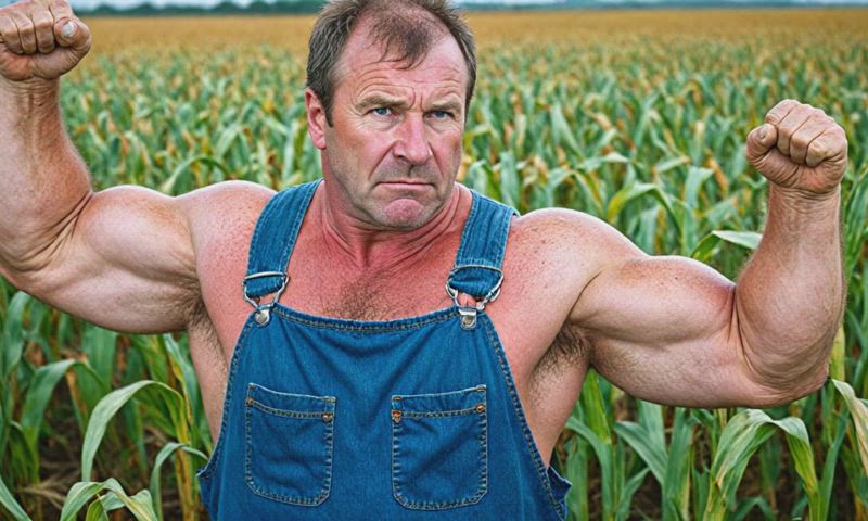 bear dad daddy farm gay grandpa hairy armpits hairy chest muscles step-dad at-work