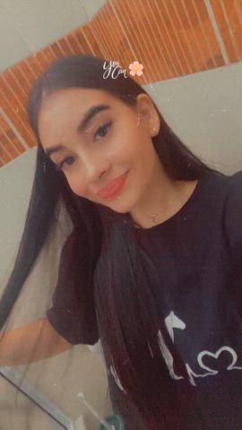 amateur cute exhibitionism latina model public teen gif