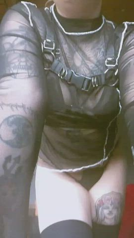 small tits trans man underwear gif