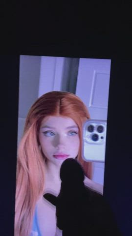 cosplay cum cumshot tribute gif