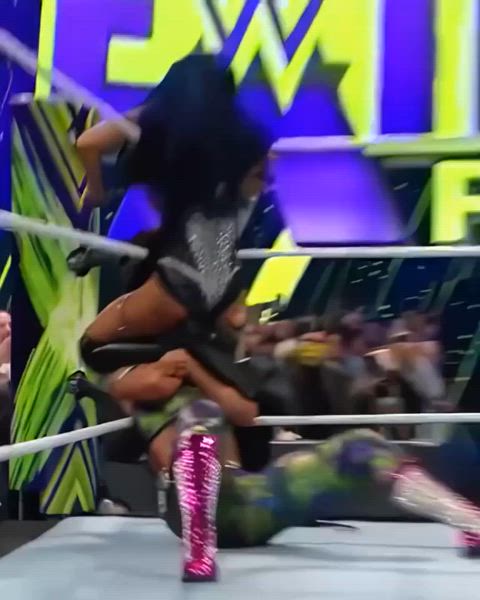 ass petite wrestling gif