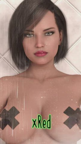 Curvy Big Tits Nude gif