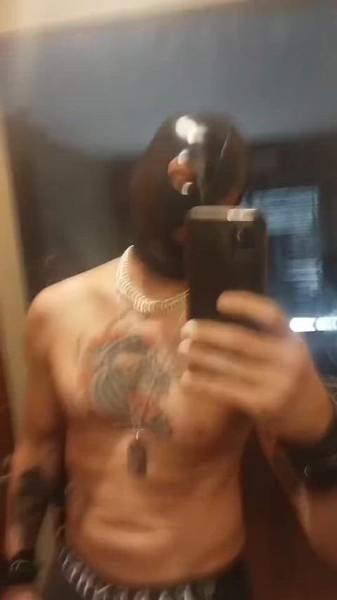 bdsm facial mask gif