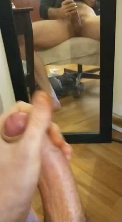 Cumshot Foreskin Hair Male Dom Male Masturbation gif