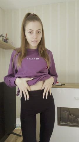 boobs strip teen petite gif
