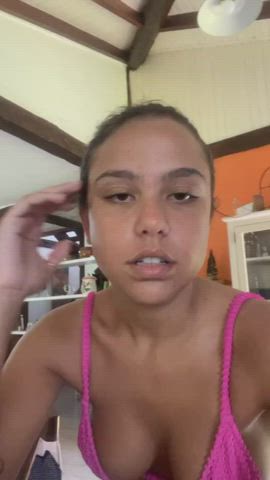 bikini brazilian brunette gif