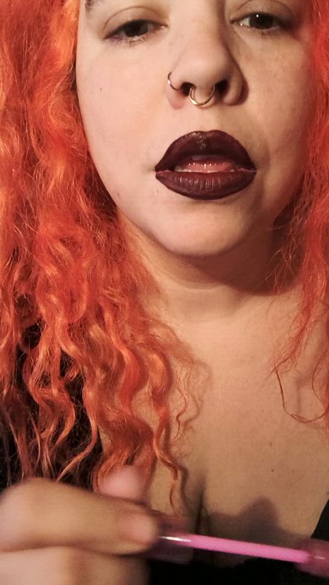 lips lipstick lipstick fetish makeup-fetish gif