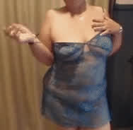 Amateur Big Tits Chubby Undressing gif