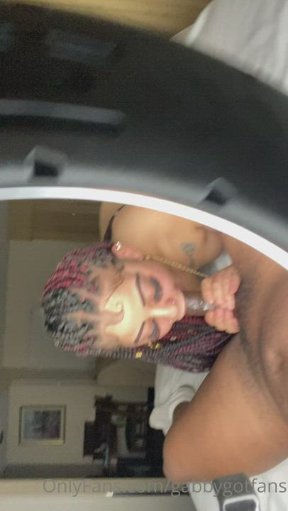 Amateur Blowjob Cock Ebony Porn GIF by blackredgiffs