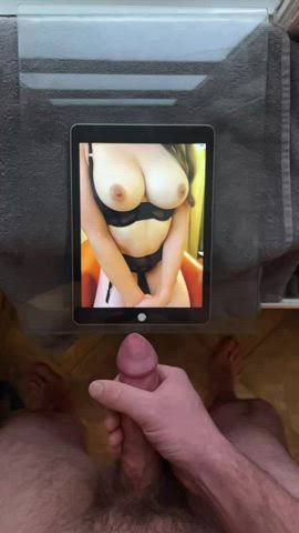 big dick big tits busty cumshot gif