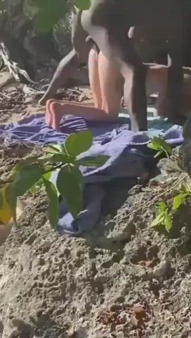 anal ass bbc beach humping interracial pussy small tits white girl gif