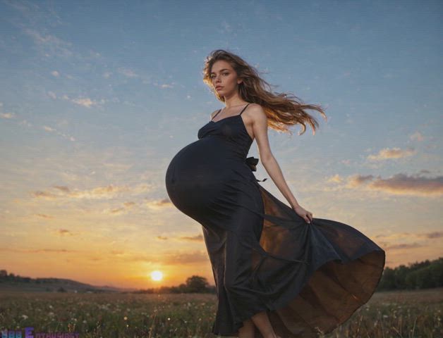 clothed impregnate pregnant sheer clothes big-bump gif