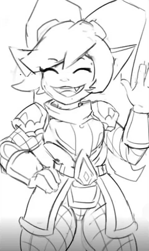 (F4A) What would you do to this freaky Yordle girl? She's desperate for you so I