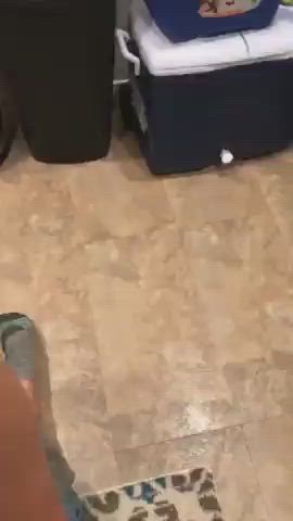 Amateur Blowjob Cute Homemade Kitchen Throat Fuck gif