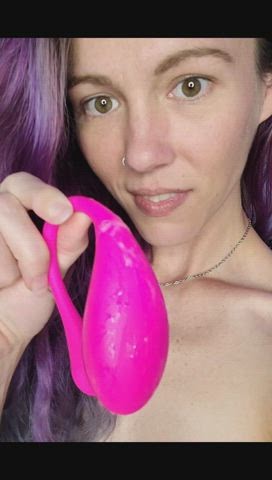 Licking my toys clean is like getting dessert 🤤