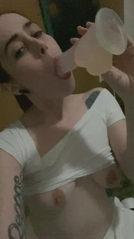blowjob redhead toys gif