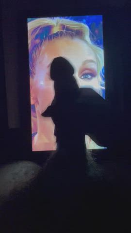 BBC Babe Blonde Cock Worship Wrestling gif
