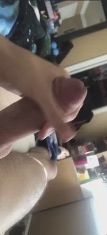My monster 19 year old cock loves cumming!