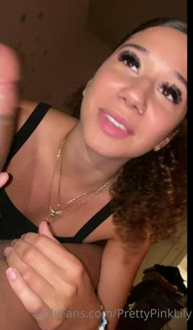 bbc blowjob ebony gif